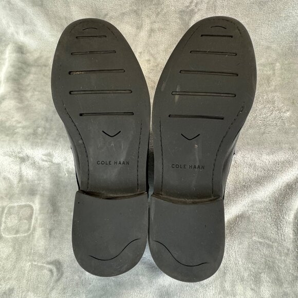 Cole Haan Men's size 11M Lenox Hill black Split Toe Oxford lace up shoes - Picture 14 of 16